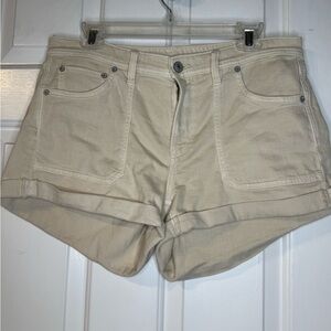 American Eagle Outfitters High Waist Tan Shorts